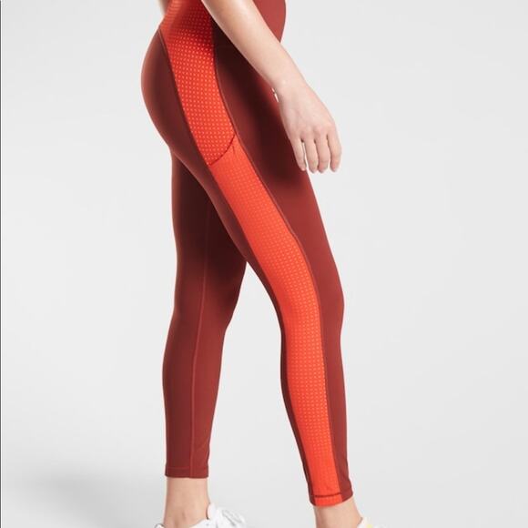 Athleta ultimate colorblock 7/8 tight youth large - Picture 1 of 11